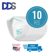 Powecom KN95 Mask, White, 10/Box (BRAND NEW, FAST SHIPPING)