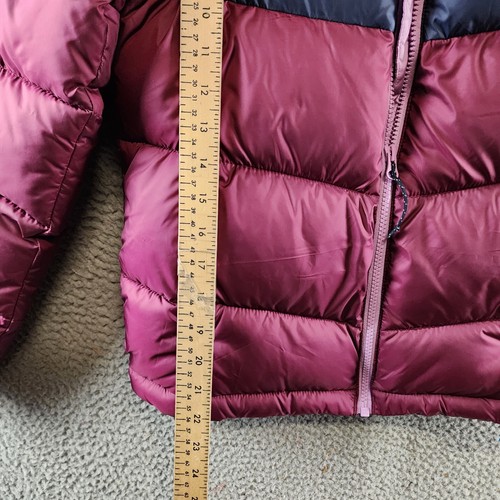Columbia Puffer Colorblocked Full Zip Jacket Women's XS Marionberry Long Sleeve - Picture 8 of 15