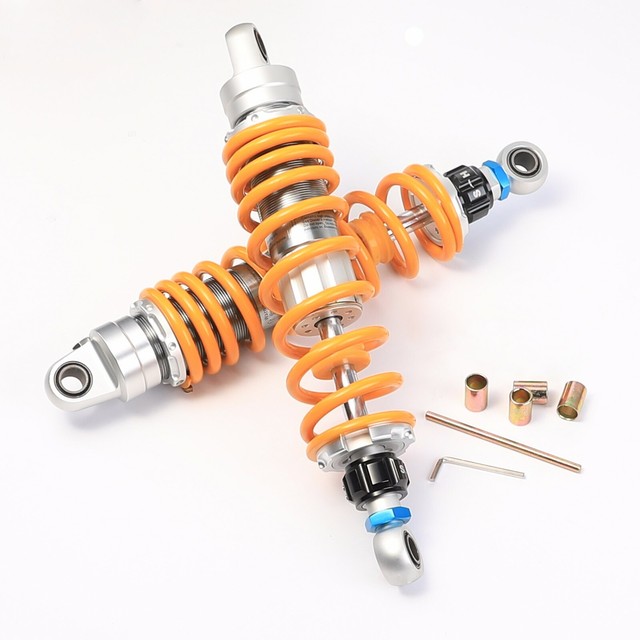 Pair 330mm 13" Motorcycle Rear Shocks Absorbers Suspension BMW Honda