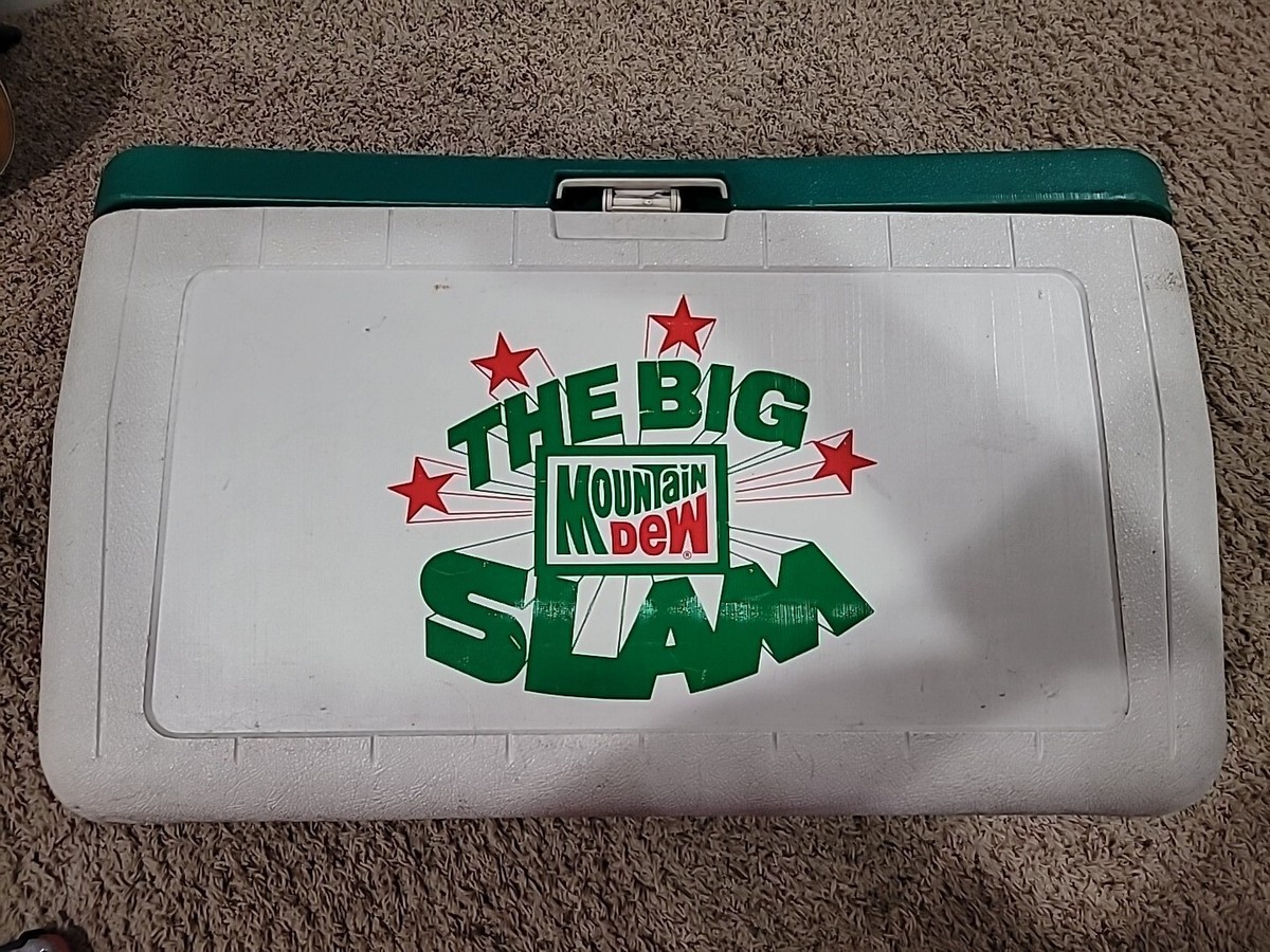 Vintage Coleman Mountain Dew Cooler Large Retro The Big Slam