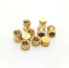 M3 Blind hole nut brass muff hot melt injection nuts embedded muffs sleeve