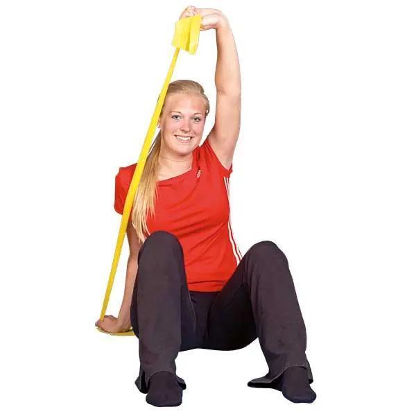 THERABAND Latex-Gummiband 6 Stärken Farbcodiert Krankengymnastik & Training