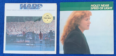 Holly Near Speed Of Light & HARP -2 Vinyl LPs Near Mint Condition Guthrie Seeger