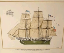 💥Joseph A Phelan Seriograph Privateer Rattlesnake VTG High Quality Print Rare💥