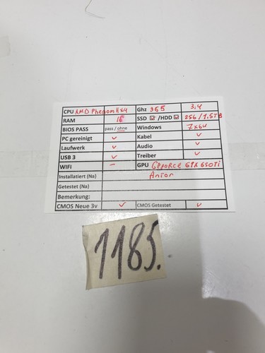 ASUS Gamer Windows 7 PC 1750GB 16GB 4x 3,40GHz Computer GTX 650 Ti 1GB HDMI USB3 - Bild 14 von 14