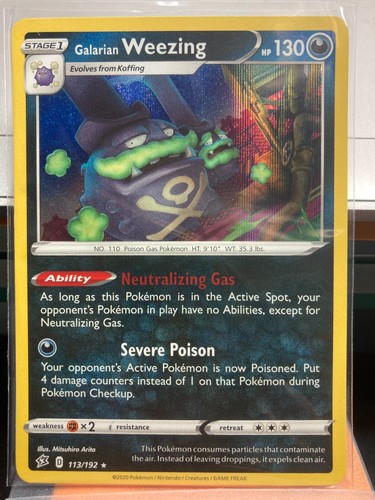 Holo - Pokemon Sword & Shield Rebel Clash Card /192 ($2 Minimum Order Required) - Picture 16 of 21
