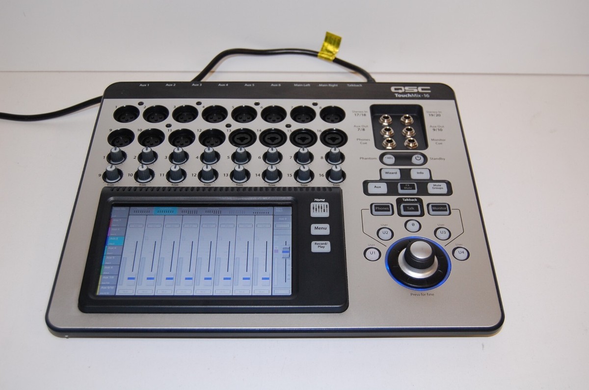 QSC TouchMix-16 Touch Screen Compact Digital Mixer Excellent L@@K