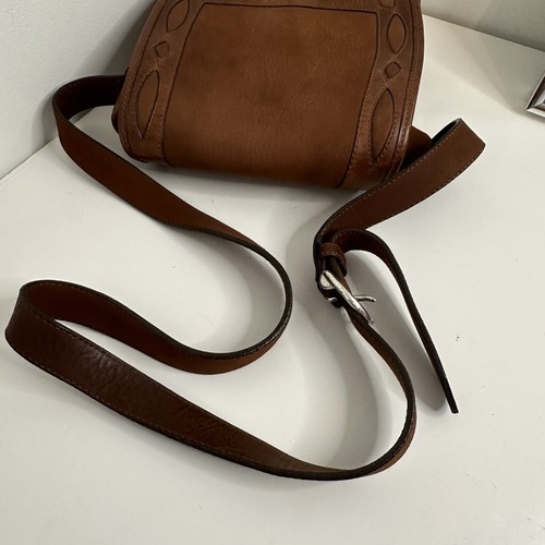 Vintage Brighton Leather Crossbody Purse Boho Handbag Brown Adjust No. 059899 - Picture 19 of 23
