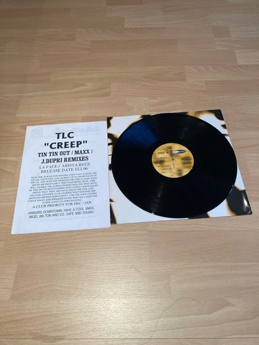 TLC - Creep '96 - 12" Vinyl UK Promo J.Dupri Mixes - Stunning with Promo Sheets - Picture 3 of 3