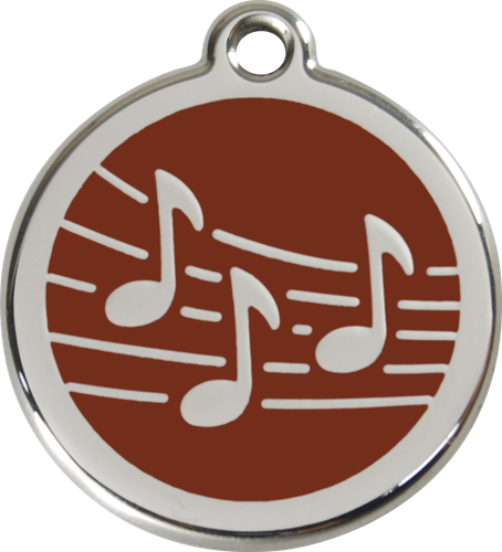 Red Dingo ''Music'' Engraved Pet Dog & Cat ID Tag - Free Engraving - 11 Colours - Picture 3 of 25