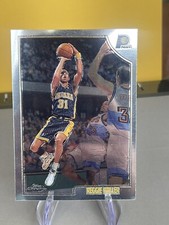 1998-99 Topps Chrome #158 Reggie Miller Pacers Two Of Them