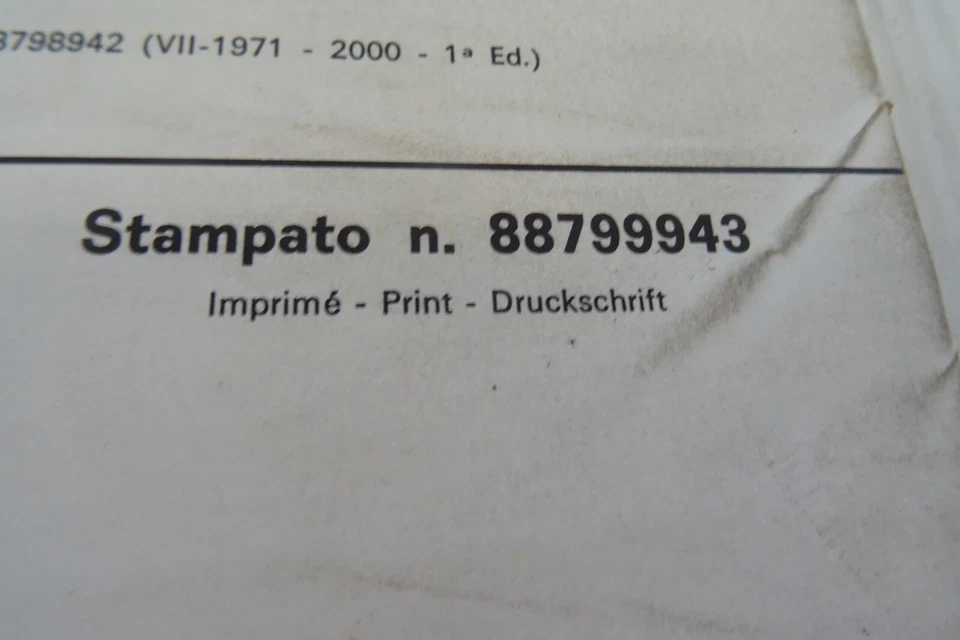 Lancia 2000 prontuario dei tempi 1972 - Immagine 4 di 4