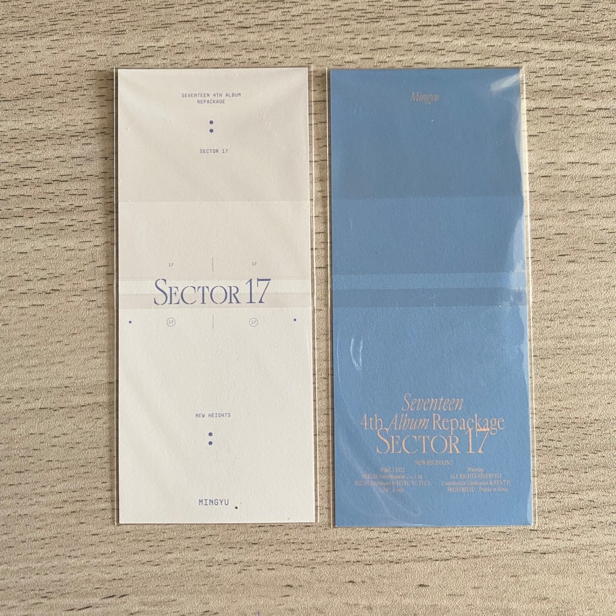 SEVENTEEN 4th Album Repackage SECTOR17 3ver. Mingyu set | eBay