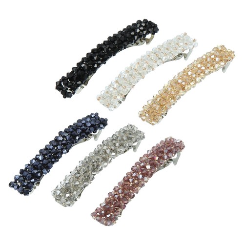 6 piezas de accesorios para cabello con clip lateral para cabello con barra de cabello para mujeres niñas - Imagen 5 de 7