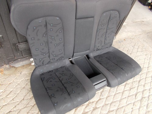 Mercedes Benz CLK Rücksitzbank hinten Lenhne schwarz Stoff Kopfstützen W208 200 - Bild 5 von 10