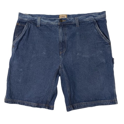 CE Schmidt Carpenter Jeans Shorts Mens Sz 42x10 Regular Fit 7 Pocket Blue Denim - Picture 2 of 11