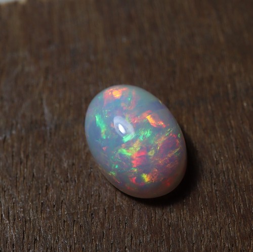 14x10 MM Natural Top Multi Flashy Fire Ethiopian Welo Opal Oval Shape For Ring - Picture 5 of 12
