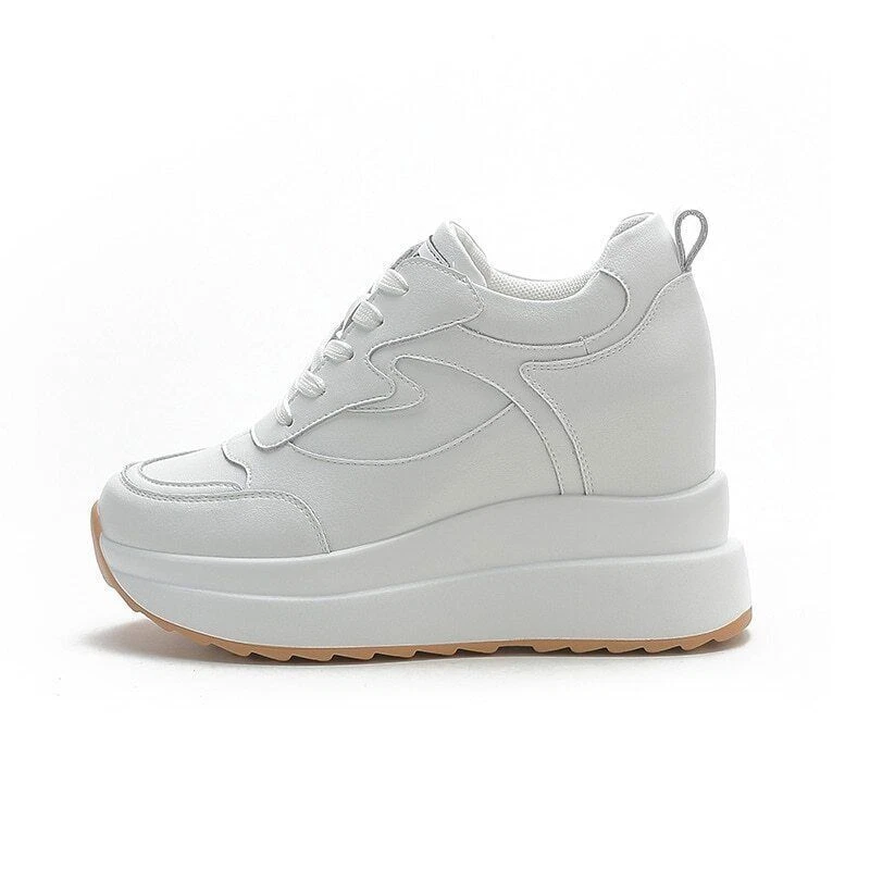 Chunky leather shop sneakers