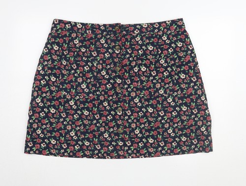 Joanie Damenrock mehrfarbig Blumen, Größe 20