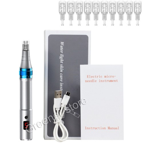 Microneedle Nano Pen Acne Wrinkle Removal Skin Rejuvenation Machine Anti-age - Picture 25 of 27