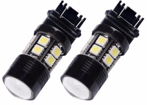 4X 3157/3156 White 6000K High Power 7W Back Up Reverse Projector LED Light Bulbs - Picture 4 of 4