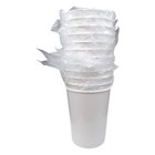 12 Pack Party Ice Bucket Set White 8"x6" Plastic Versatile Wedding Events