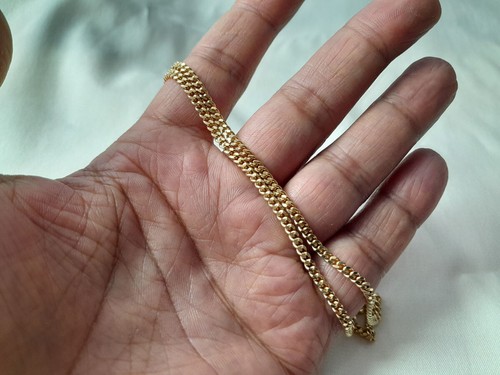 9ct Gold Curb Chain 24 inch Solid 14grams Fathers Day Dad - Picture 8 of 14
