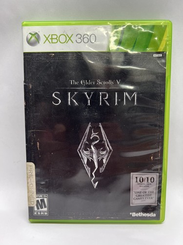 The Elder Scrolls V: Skyrim (Xbox 360, 2011) Clean Tested Working - Free Ship - Picture 2 of 6