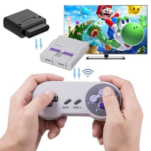 For Classic Super Nintendo Entertainment System SNES Wireless Gamepad Receiver - Picture 15 of 34