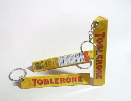 Pack chocolat au lait TOBLERONE PORTE-CLÉS nouveauté Indonésie 3D 3,5" jaune mignon - Photo 3 sur 10