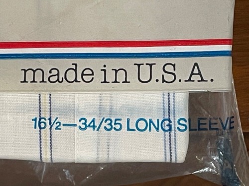 American Edition Mens Long Sleeve Button Down Striped Dress Shirt Size 16.5 NEW - Bild 3 von 6