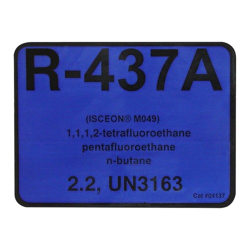 R-437A/R437A Etikett # 04137, 2er-Pack - Bild 2 von 3