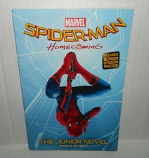 MARVEL SPIDER-MAN HOMECOMING The Junior Novel COLOR PHOTOS Paperback Book NEW