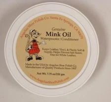 Angelus Mink Oil Paste Leather Waterproof & Conditioner 7.75 oz. Boots Shoes