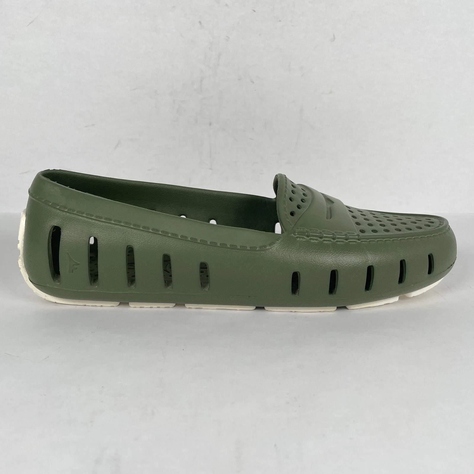 Floafers Posh Penny Loafer Shoes Womens Size 9 Cypress Green Slip On Waterproof