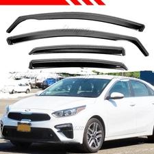 In-Channel For 2019-2024 23 Kia Forte K3 Rain Guard Window Visors Wind Deflector