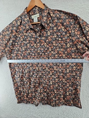 Vintage Travel Smith Hawaiian Front Camp Shirt Men's Sz XL Vacation Travel Fun - Picture 7 of 12