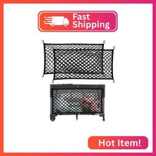 Stroller Wagon Cargo Net, Baby Stroller Organizer Mesh Cargo Net for Extra Stora