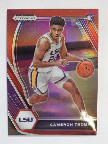 2021-22 Panini Prizm Draft Picks - Cameron Thomas #18 Red Prizm 207/299 (RC)