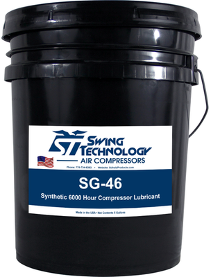 #ad ROTARY SCREW FULL SYNTHETIC 6000 HOUR COMPRESSOR OIL SG 46 – 5 GALLON $335.99