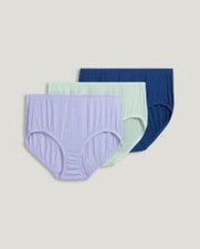 Jockey Modal Stretch Supersoft Brief Pantie 3 Pack Style 002373 Size 9 XXL NWT