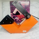 Vtg 1970's Tefal Cheese Raclette Oven Warmer Melter W/ Box Box Retro Orange