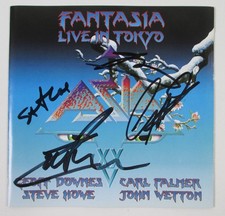 SIGNED by HOWE, PALMER, WETTON & DOWNES "Fantasia: LIVE IN TOKYO" ASIA 2-CD Set