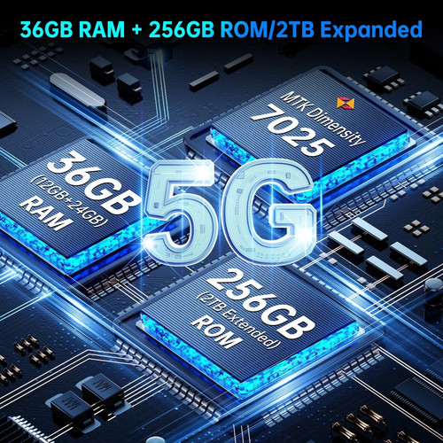 5G Dual-SIM Outdoor NachtsichtMobiltelefon OUKITEL WP55  11000mAh 36GB+256GB/NFC - Bild 2 von 8