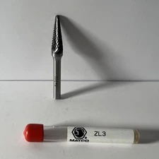 Matco ZL3 Cone Carbide Burr Cutter 1/4” Shank