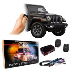 Remote Start Kit for Jeep Wrangler 2007-2018 | Long Range Fobs | Plug and Play