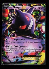 Gengar EX 34/119 Ultra Rare XY - Phantom Forces Pokémon Card