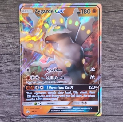 Pokémon Zygarde GX SM122-Forbidden Light Ultra Rare Holo Card English
