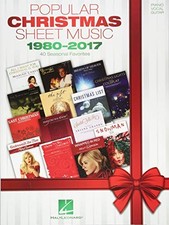 POPULAR CHRISTMAS SHEET MUSIC - 1980-2017 By Hal Leonard Corp.  BRAND NEW 