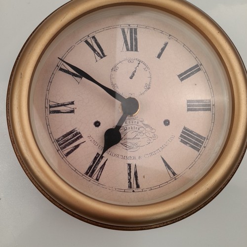 Reloj de Pared Laura Ashley Pequeño Galería Savoy 17cm Oro Crema Esfera Romana - Imagen 2 de 14